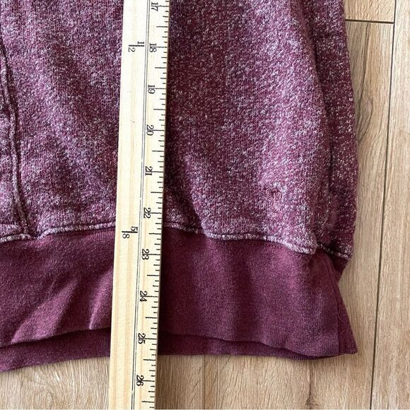 TNA Burgundy Cotton Cowl Neck Sweater Womens Size Small - Picture 7 of 7